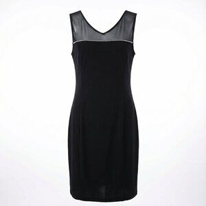 Elegant Black Sleeveless Dress